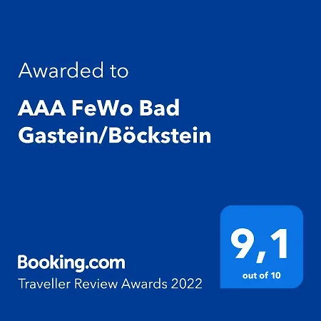 Apartmán Aaa Bad Gastein/boeckstein